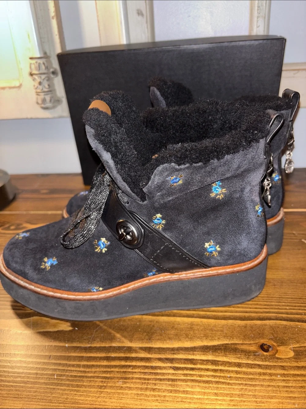 Coach women suede